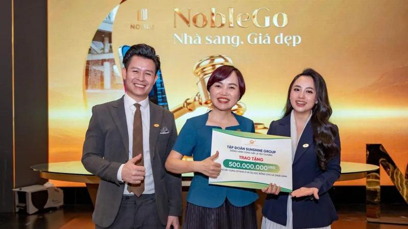 Sunshine Group livestream bất động sản, giảm giá 1 tỷ đồng cho khách hàng, trích 500 triệu đồng/phiên làm thiện nguyện